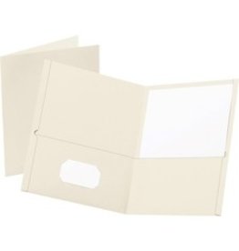 PORTFOLIO, 2 PCKT *WHITE*25/BX