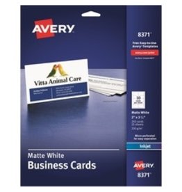 BUS CD, INKJET 2x3.5*WHT*250pk