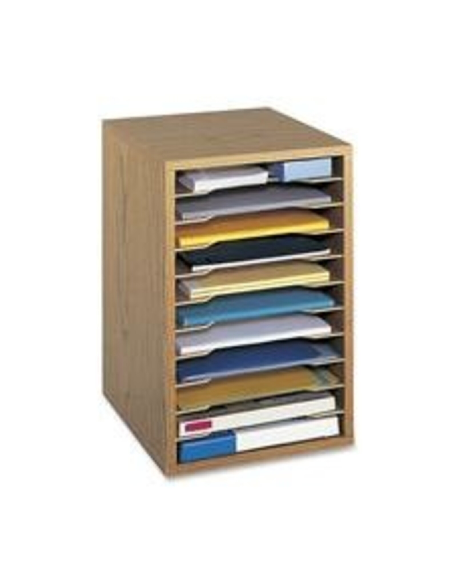 SORTER VERTICAL DESK TOP*M.OAK