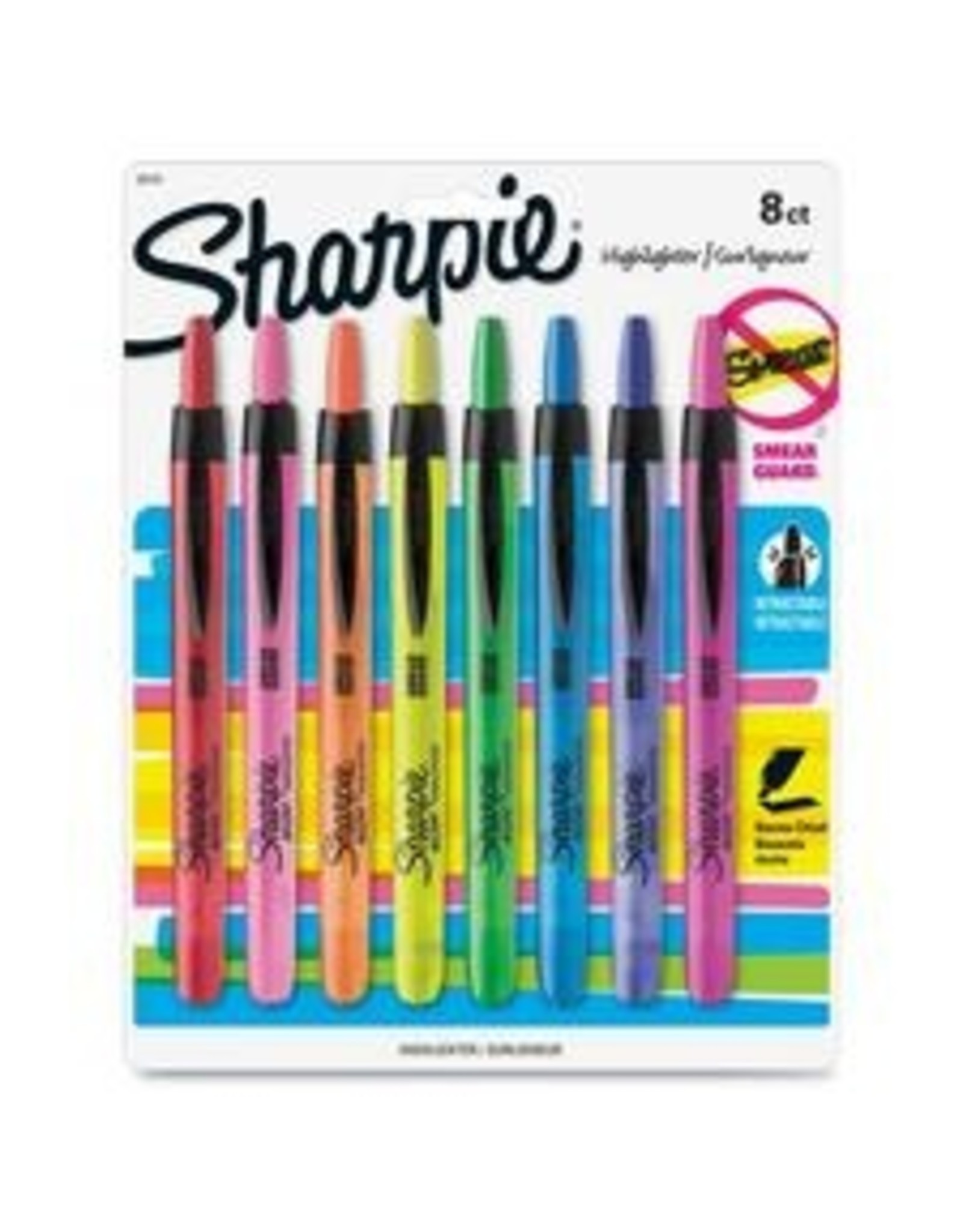 HIGHLGHTR SHARPIE RT ASST*8/ST