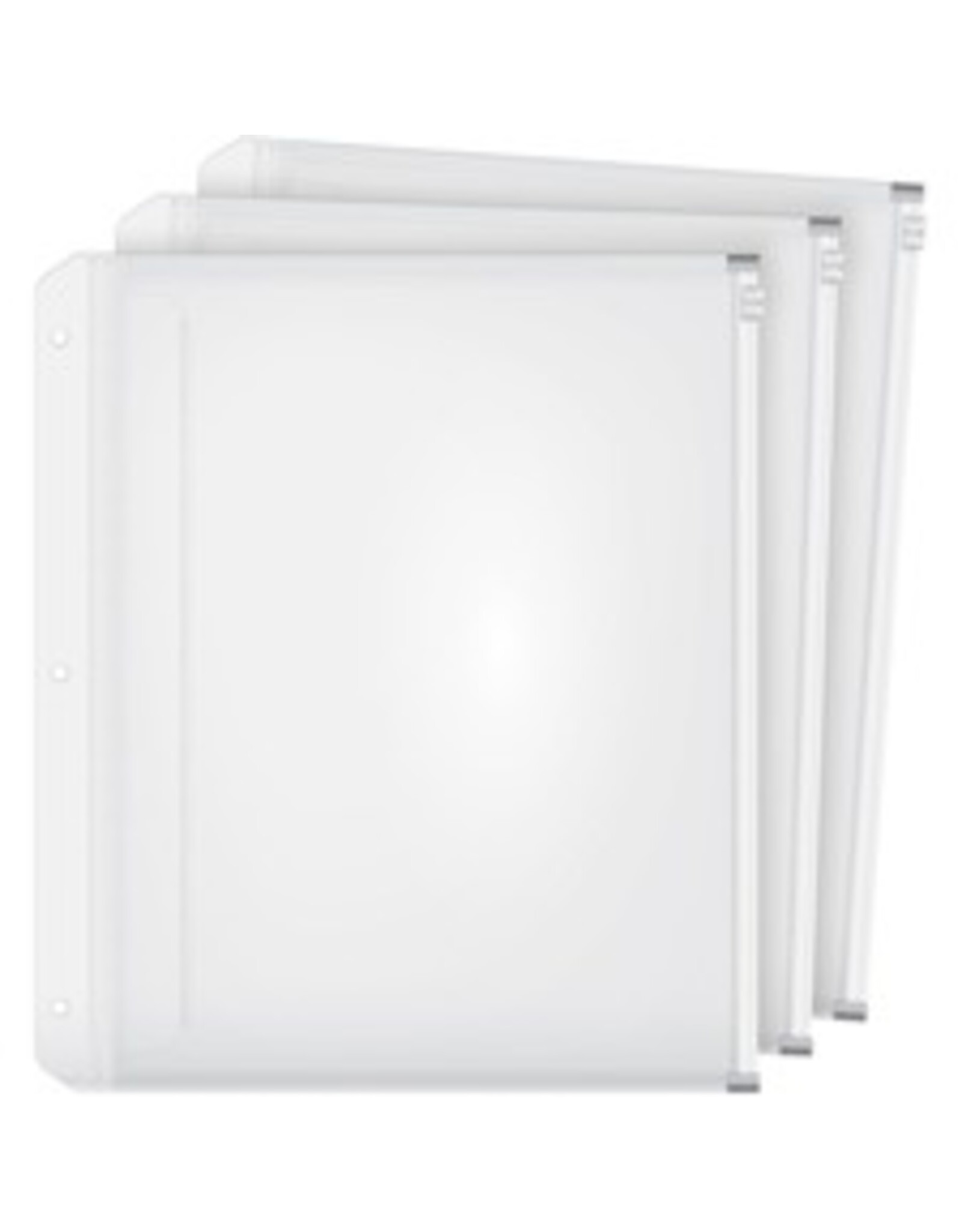 EXP ZIP BINDER PKT CLEAR 3PK