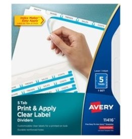 LASER INDEXMAKER 5TAB   *WHITE