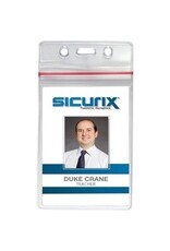 CARDHOLDER,SEALABLE,VERTICAL