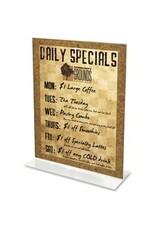 SIGNHOLDER DESKTP 8.5''x11''H*CR
