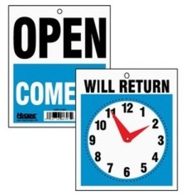 SIGN,7.5x9'',*WILL RETURN CLOCK