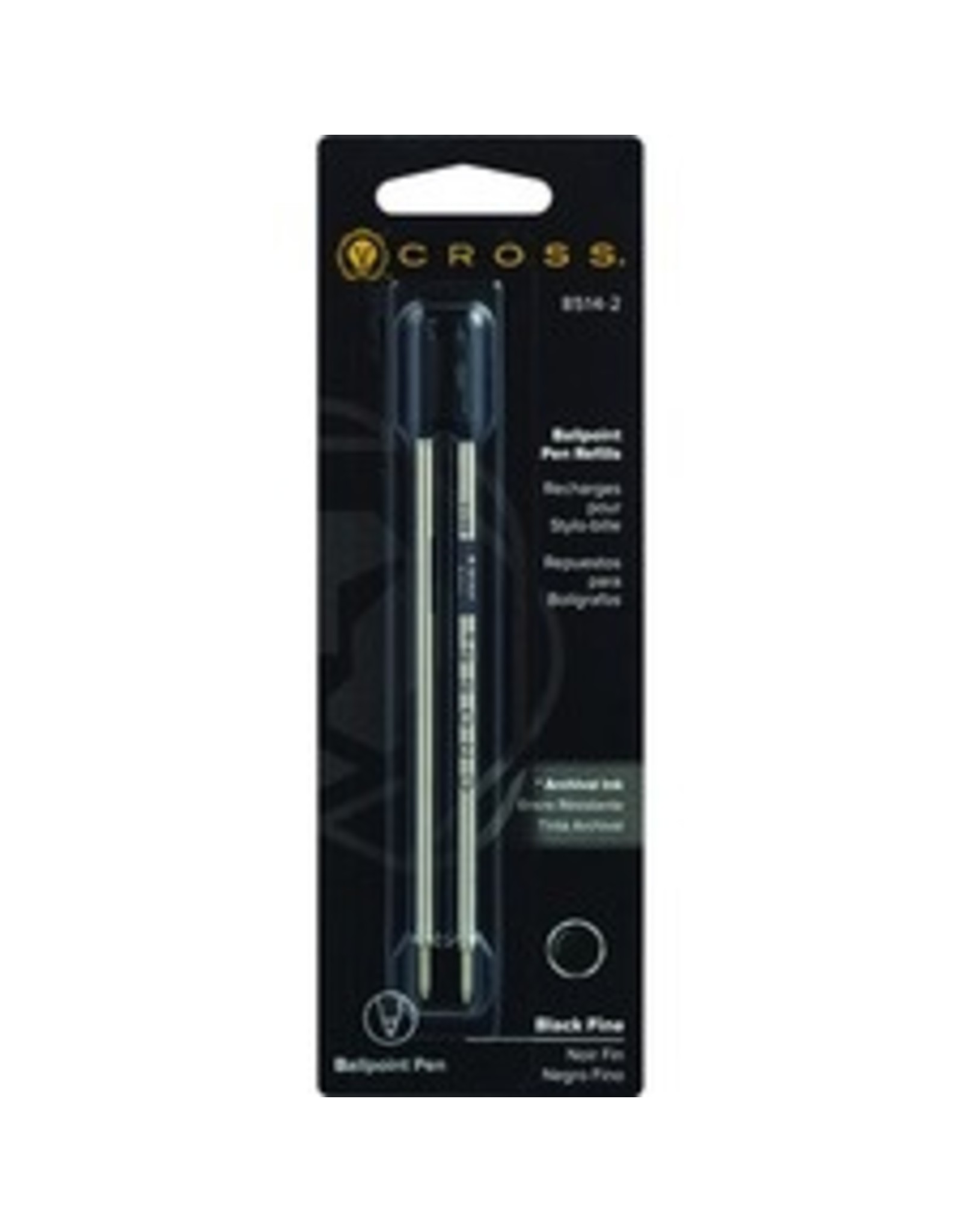 RFL, BALLPT FINE  *BLACK*2/PK