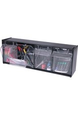 BINS INTERLOCK TILT (4) BLK/CR