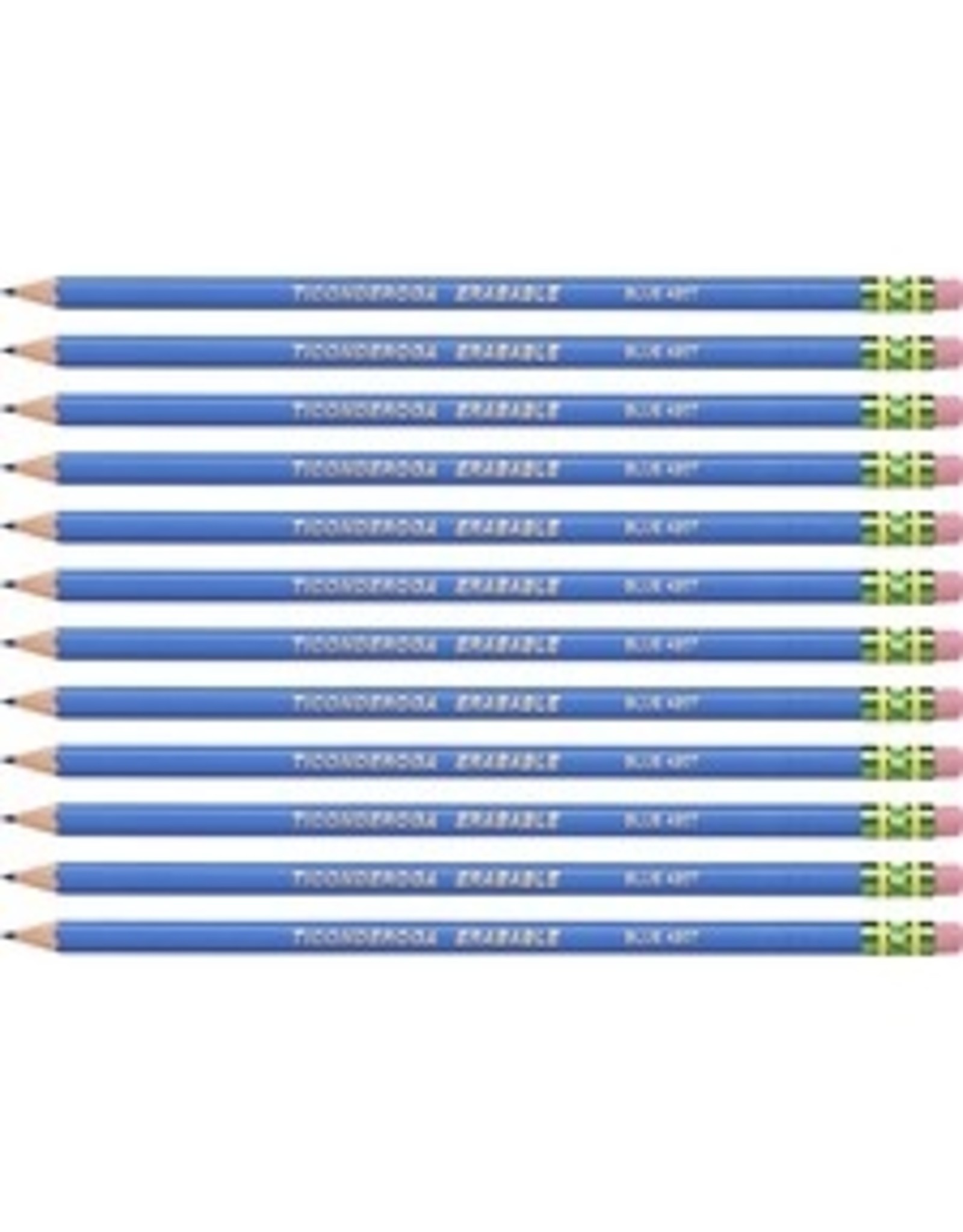 PENCIL, ERASABLE  *BLUE *12/BX