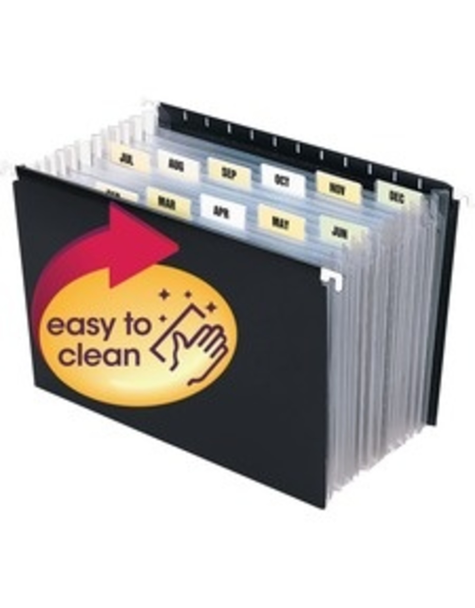 EXP HANGFILE LTR POLY BLK*EACH