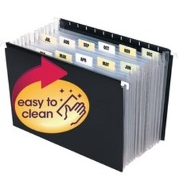 EXP HANGFILE LTR POLY BLK*EACH
