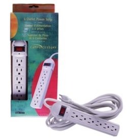 POWER STRIP 6 OUTLET PUTTY 15'
