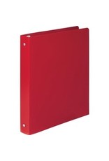 BINDER R-RING POLY .5''  *RED