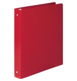BINDER R-RING POLY .5''  *RED