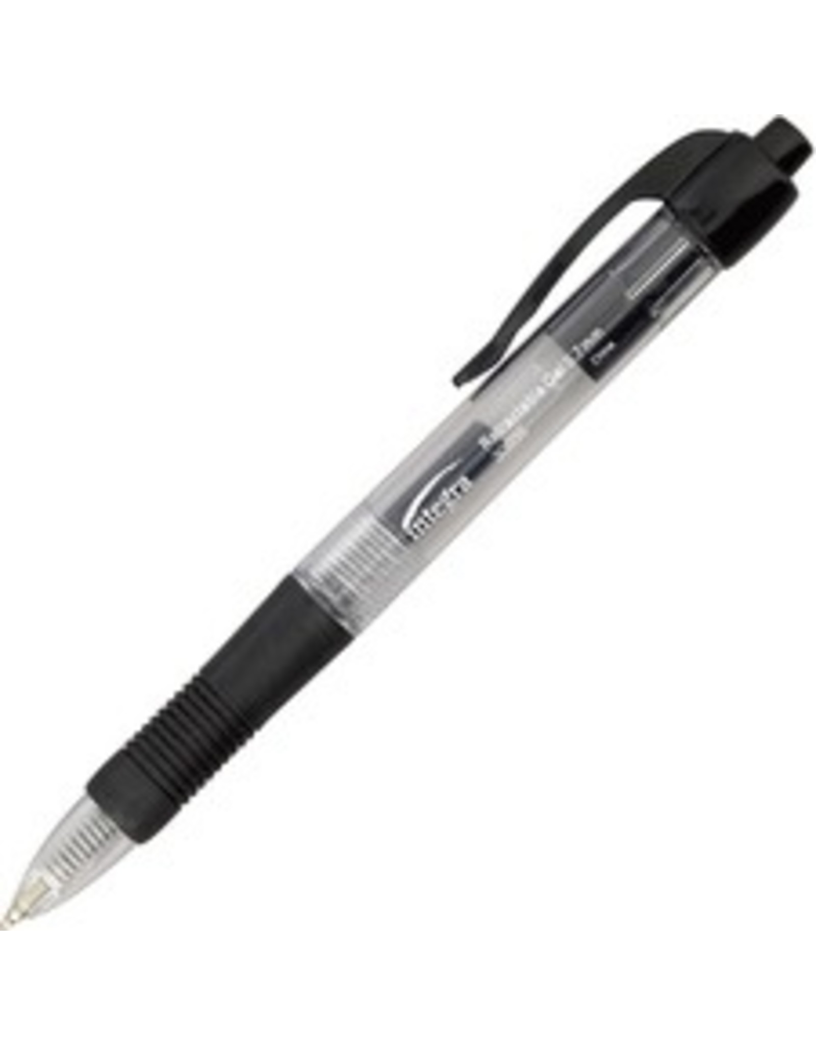 PEN, GEL RTRC 0.7MM*BLCK*12/BX