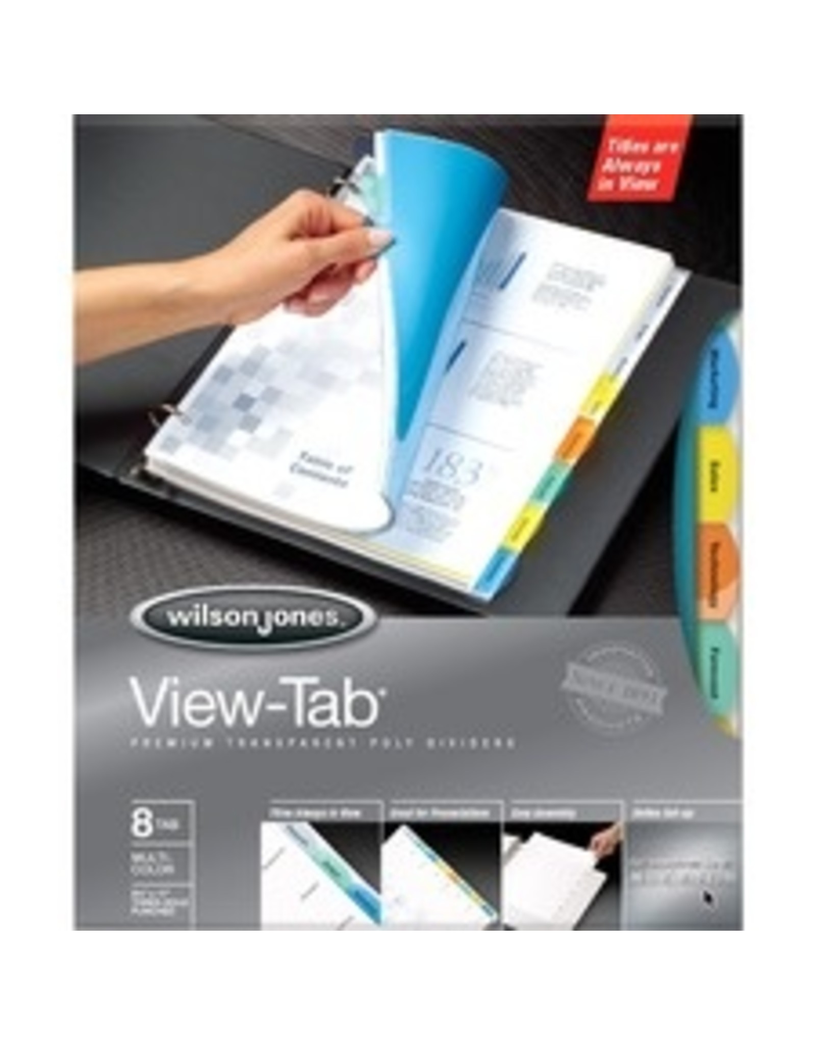 INDEX VIEW TAB DIVIDER*AT*8TAB