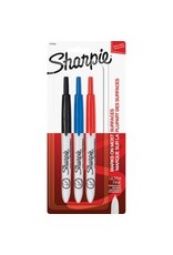 MRKR SHARPIE RT U/FN ASST*3/PK