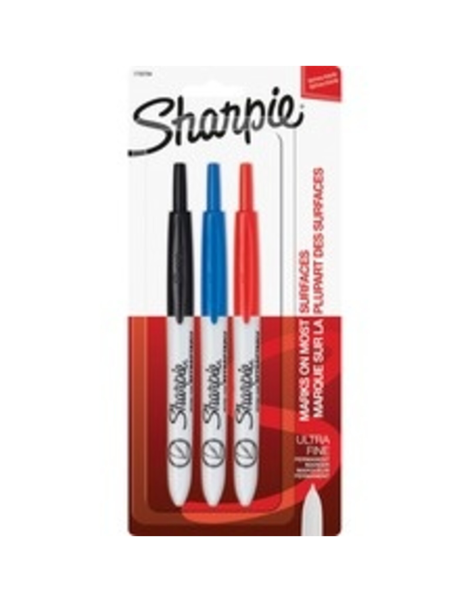 MRKR SHARPIE RT U/FN ASST*3/PK