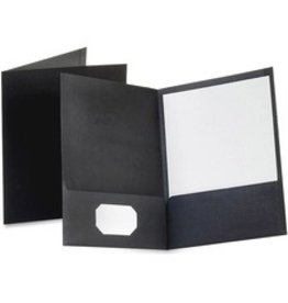 PORTFOLIO, 2PCKT LINEN  *BLACK