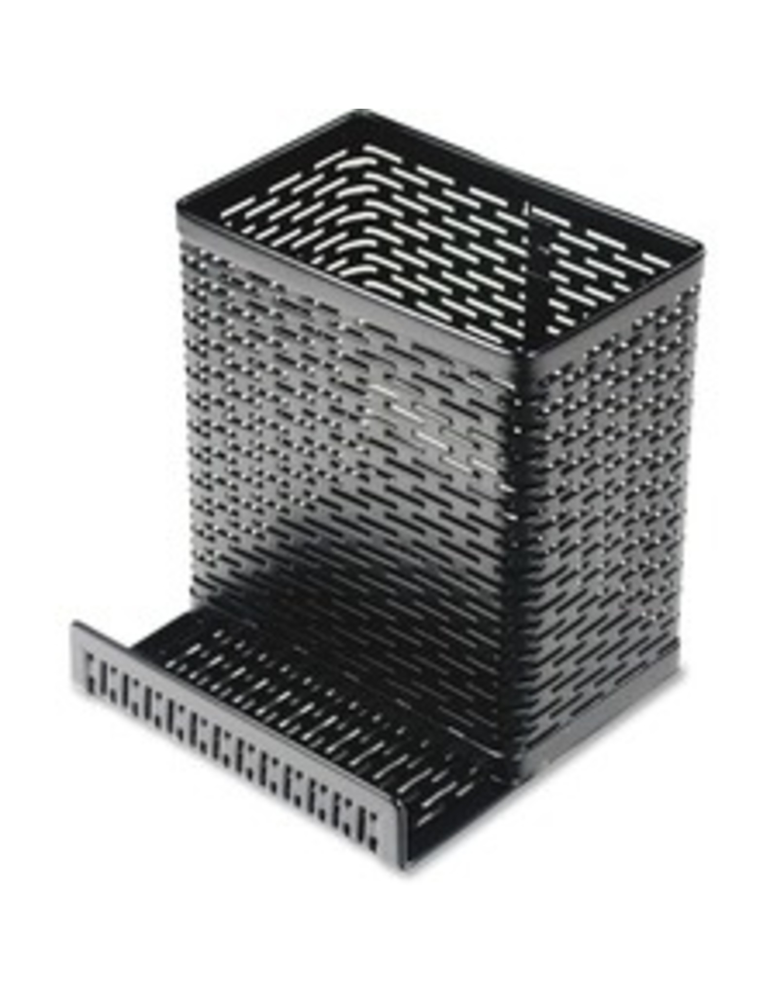 METAL PENCIL CUP,CELL STND,BLK