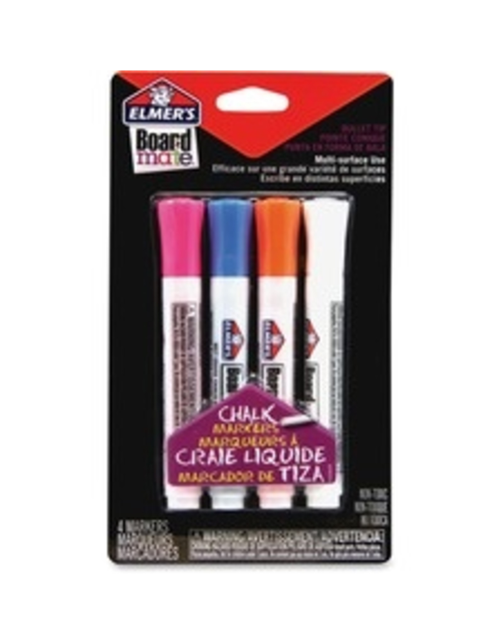 MRKR BRDMATE CHALK BULLET,4/PK