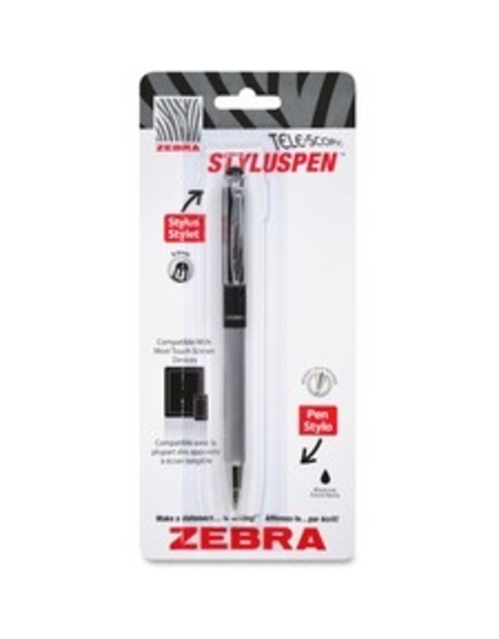TELESCOPIC STYLUSPEN BLK 1PK