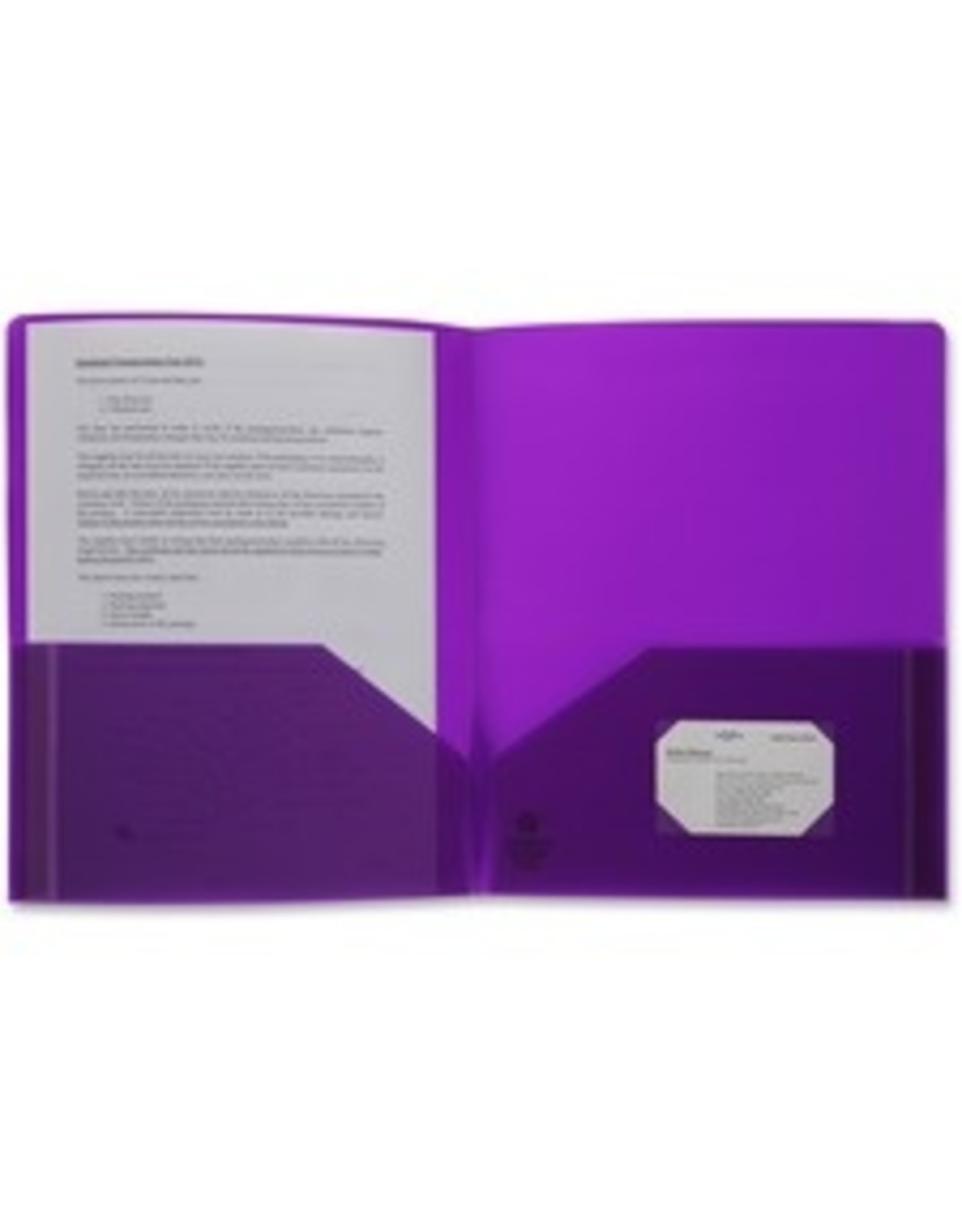 PORTFOLIO,POLY,2 PKT, PUR