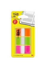 POST-IT FLAGS,OR/PNK/LIME,OTG