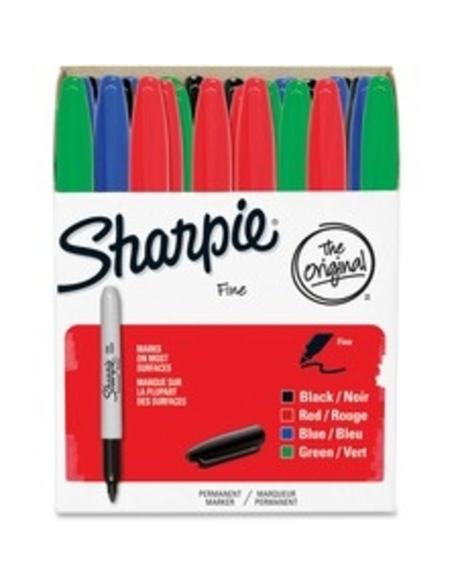 SHARPIE,FINE,ASSORTED,36 BX