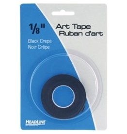 TAPE GRAPHIC CREPE  1/8''*BLACK