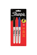 MRKR SHARPIE PERM FN ASST*3/PK