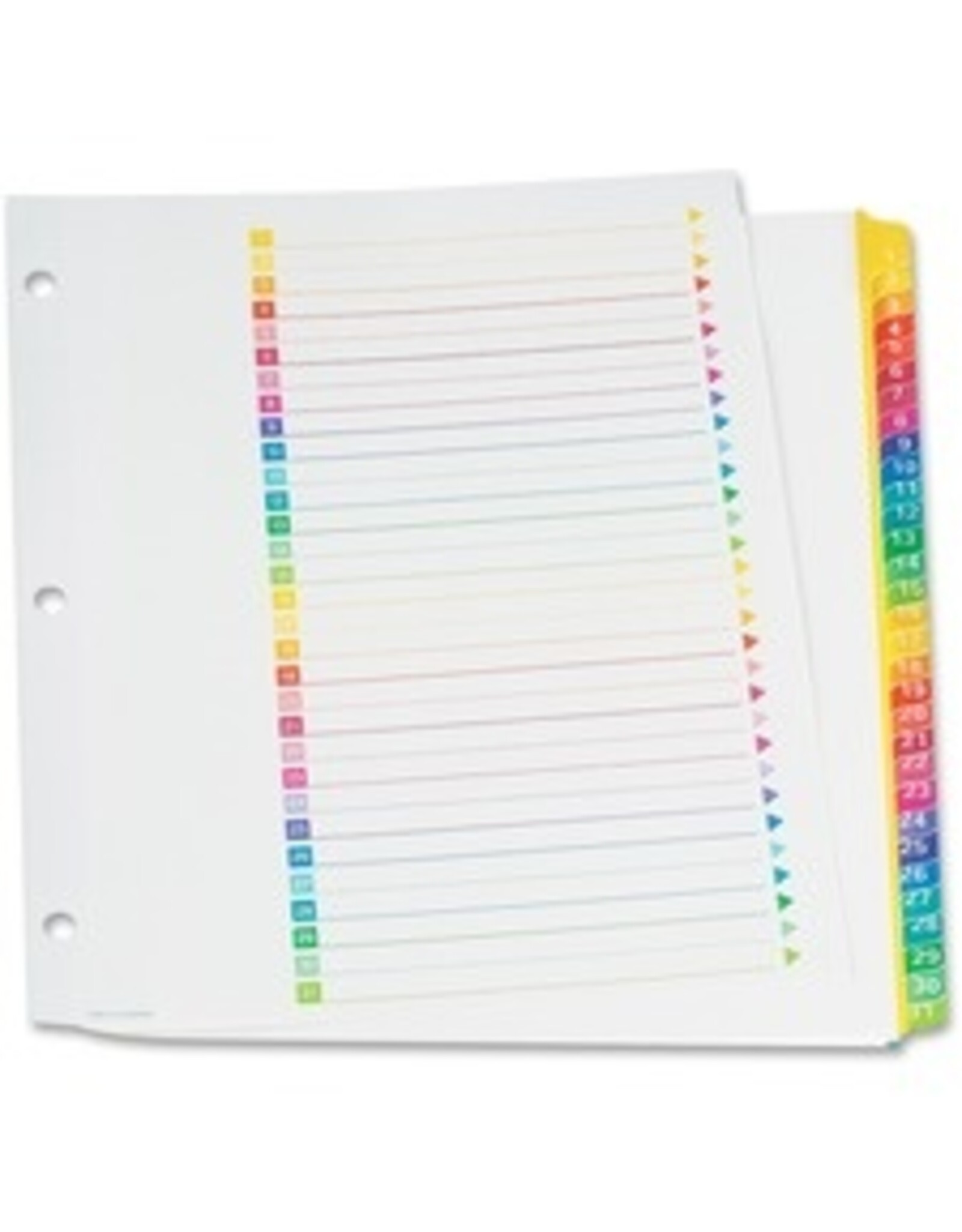 SUPER RAPIDX COLOUR CODE,1-31