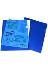 POLY VIEW FLDR LTR*BLUE *10/PK