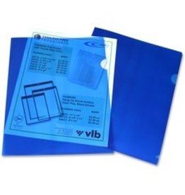 POLY VIEW FLDR LTR*BLUE *10/PK