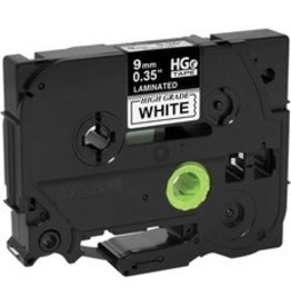 TAPE LAM PTOUCH*9mm BLK ON WHT