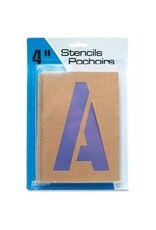 STENCIL 4'' LETTERS/NUMBERS