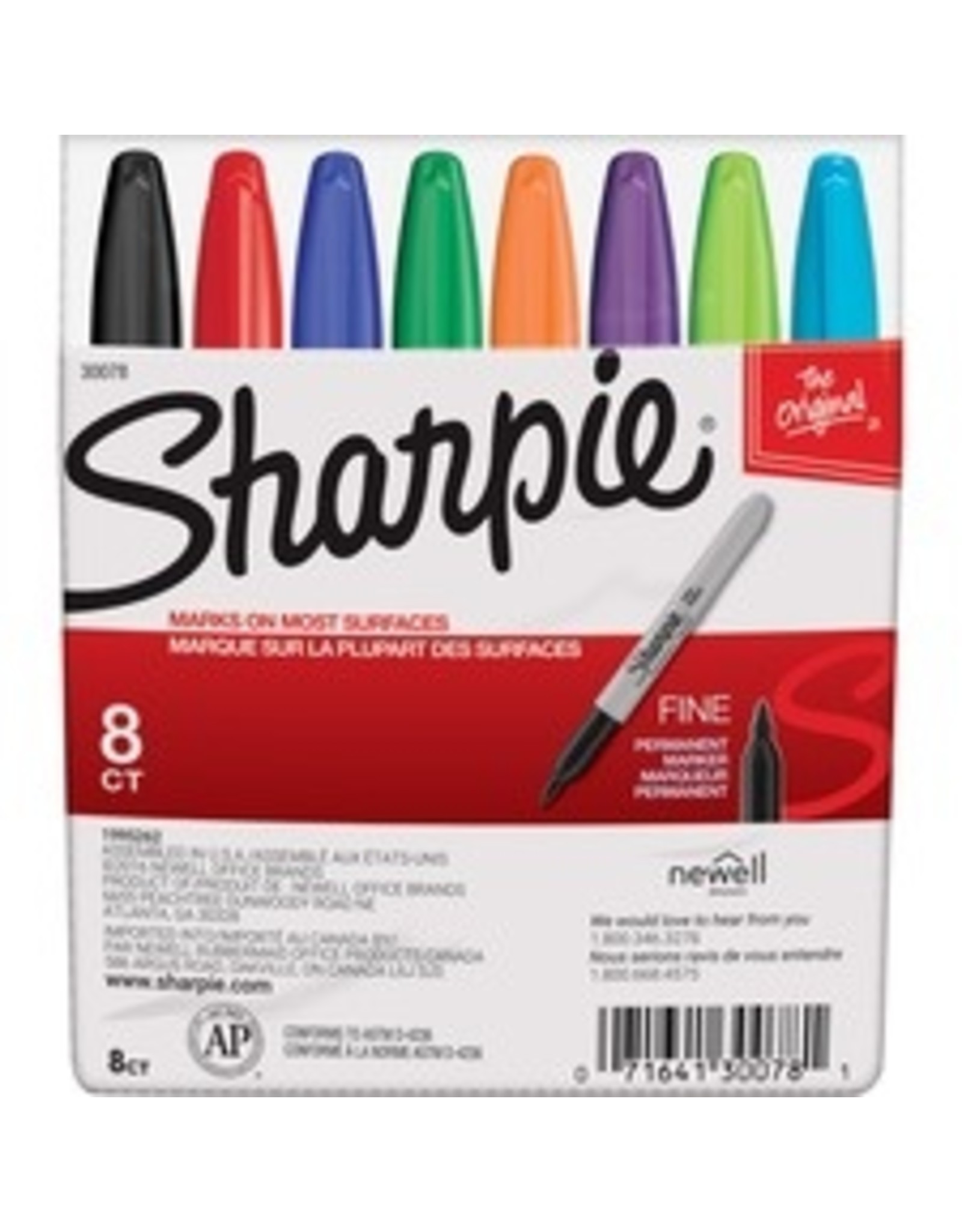 MARKER, SHARPIE FN*ASST * 8/ST