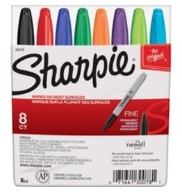 MARKER, SHARPIE FN*ASST * 8/ST