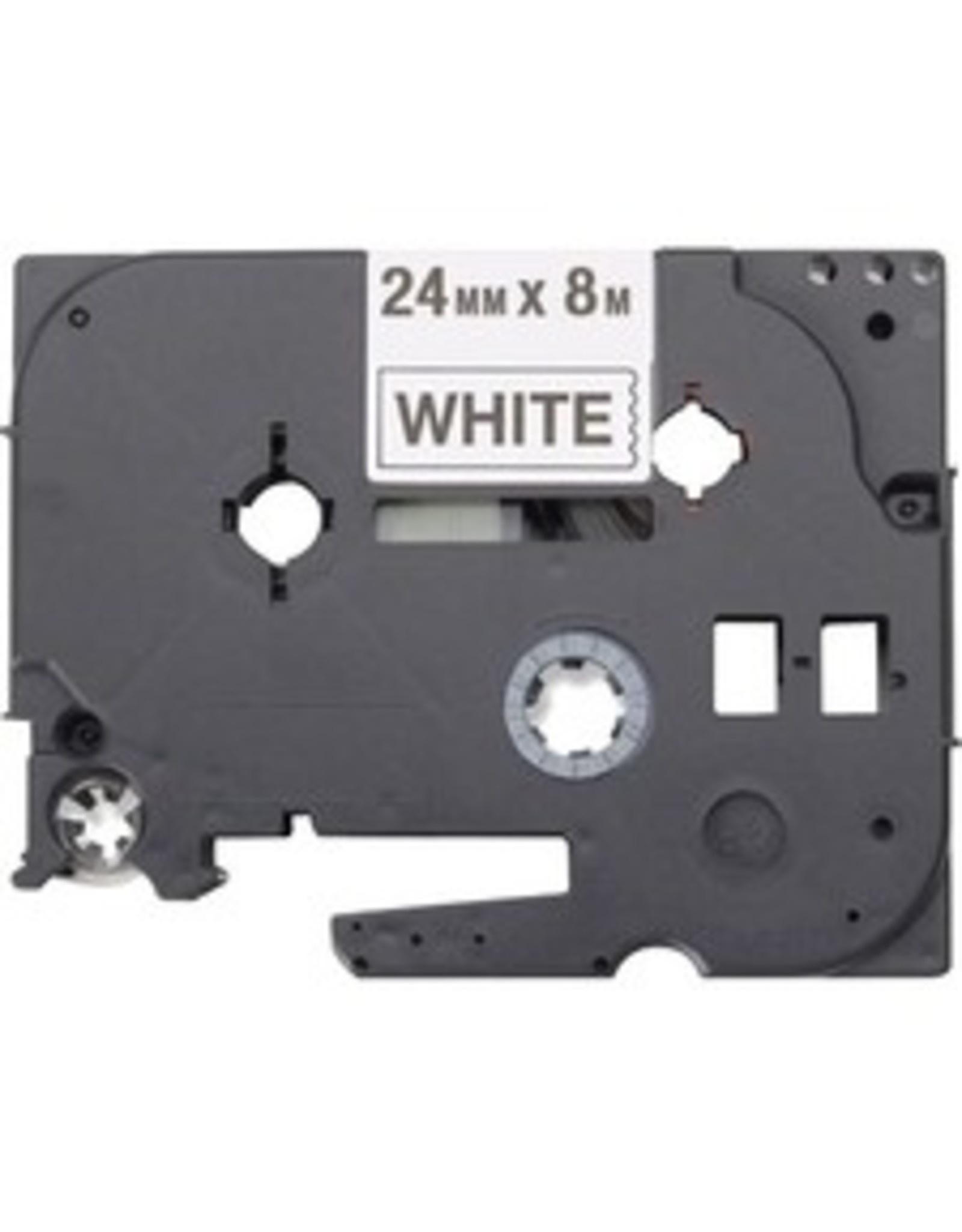TAPE LAM PTOUCH*24mm BK ON WHT