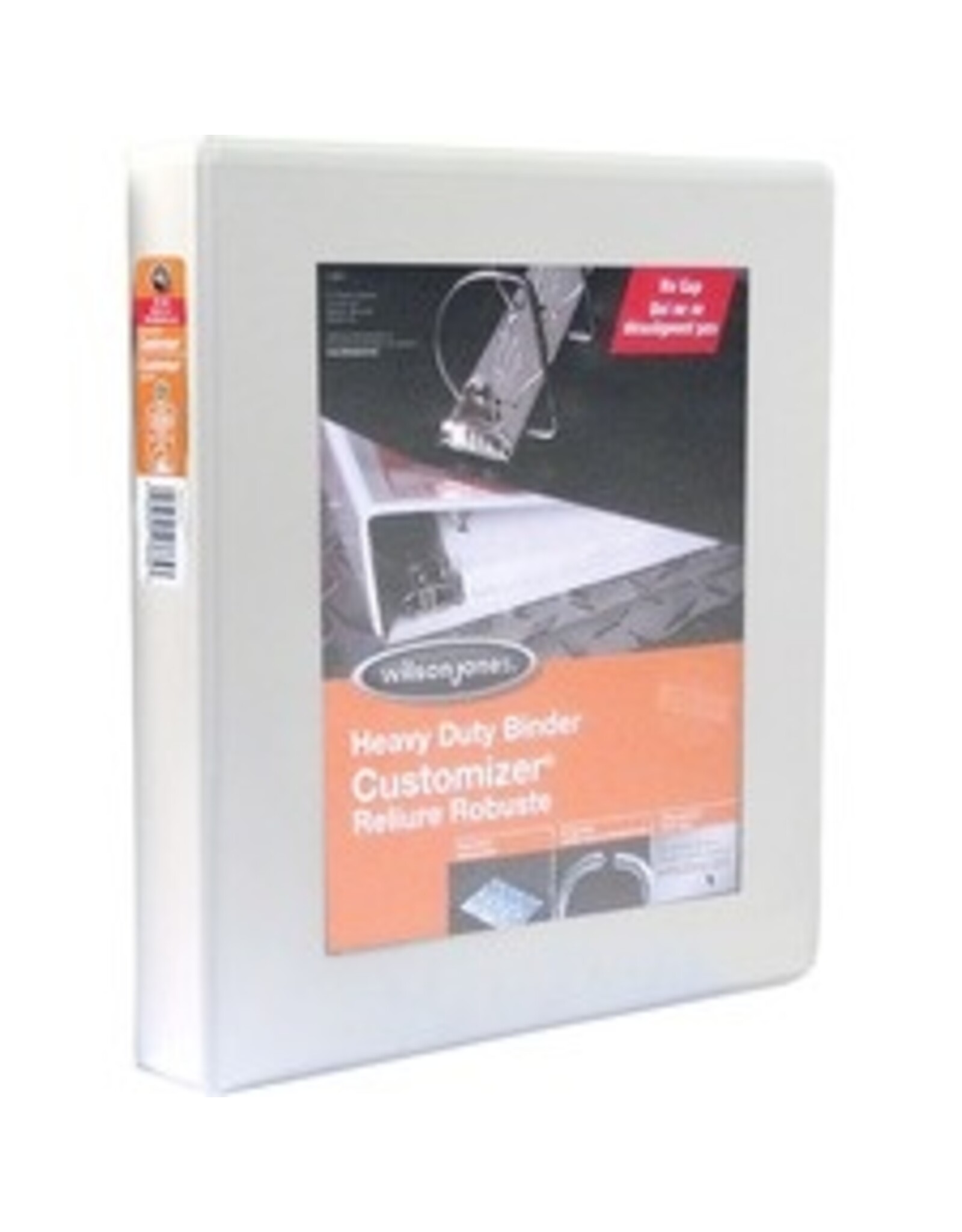 BINDER D-R PLN CUSTM 1.5*WHITE