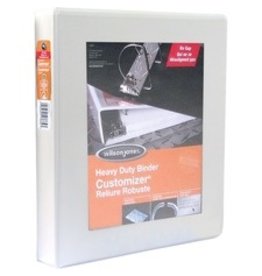 BINDER D-R PLN CUSTM 1.5*WHITE