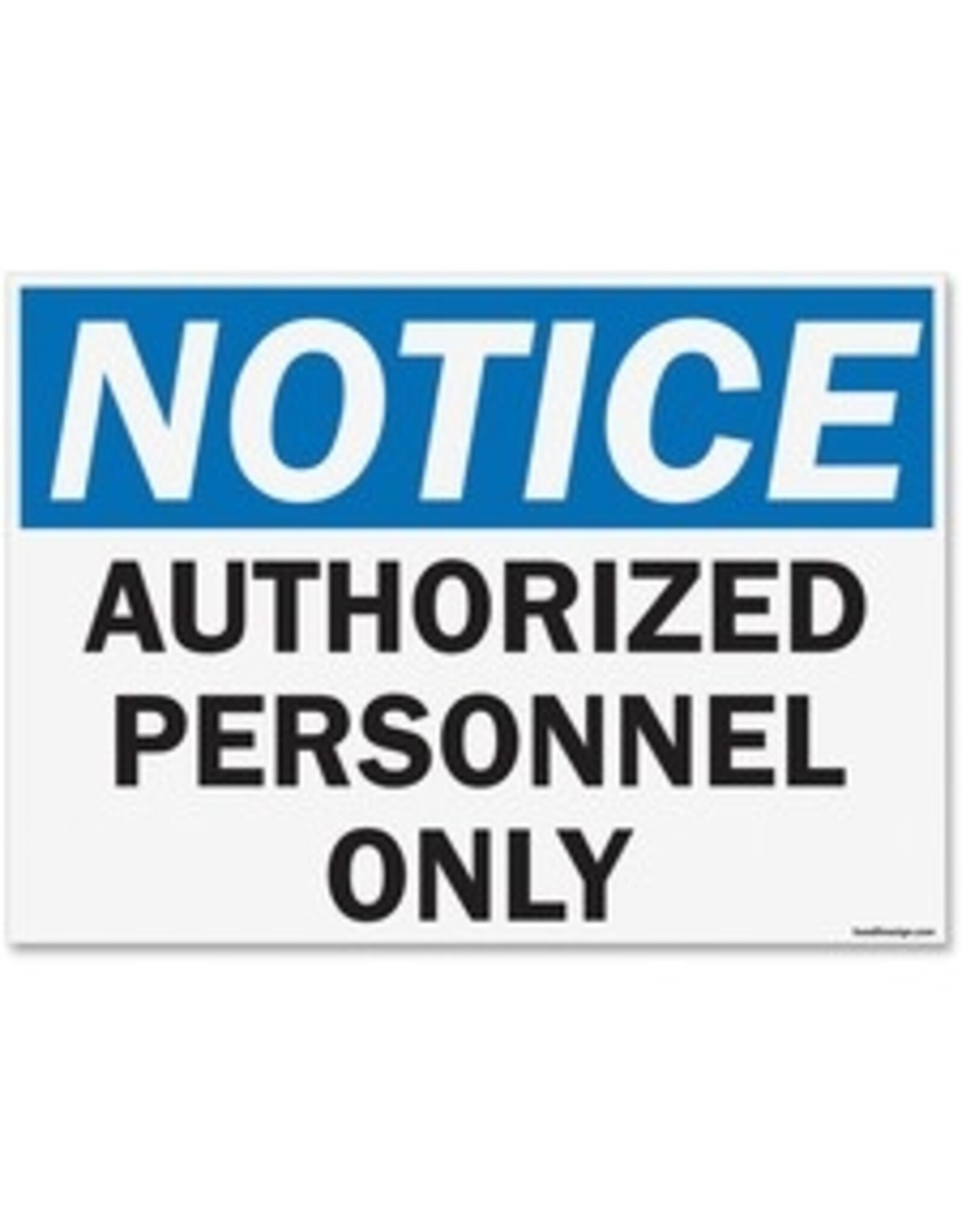 OSHA SFTY SIG NOTICE AUTH PRNL