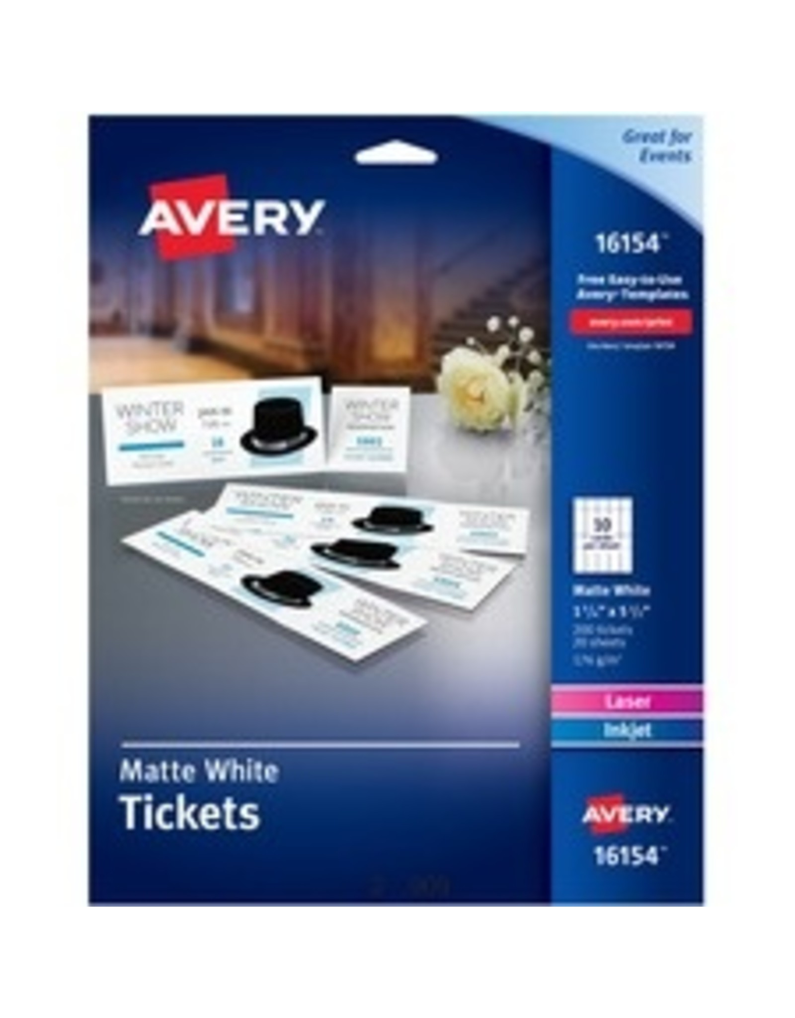 TICKETS TEAR AWAY STUBS