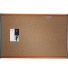 CORK BRD COLOR CHRRY FRM*4'x3'