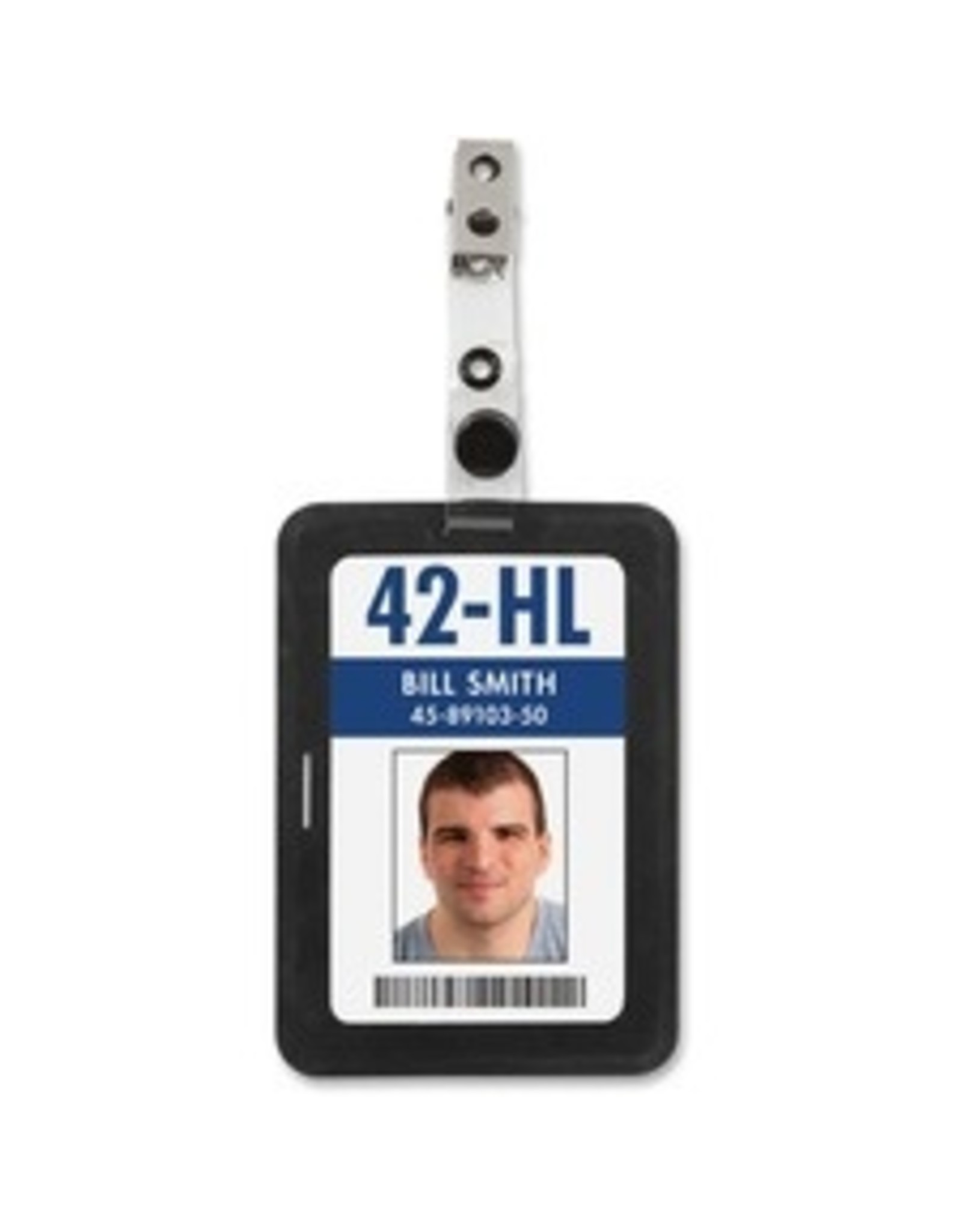 BADGE CRD HLDR SILICONE BLK
