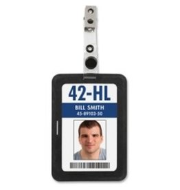 BADGE CRD HLDR SILICONE BLK