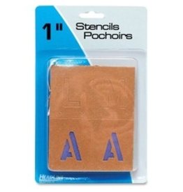 STENCIL 1'' LETTERS/NUMBERS