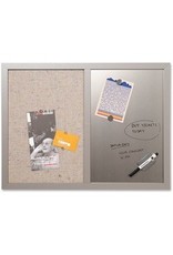 COMBO,DRYERASE,GRY FAB,18X24''