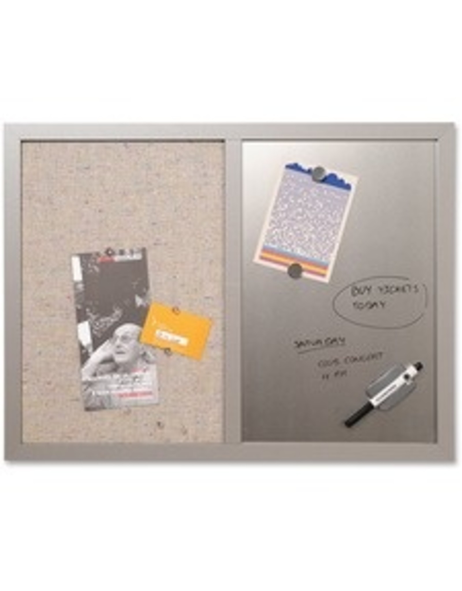 COMBO,DRYERASE,GRY FAB,18X24''