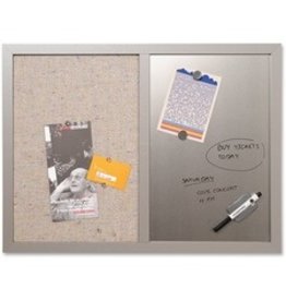COMBO,DRYERASE,GRY FAB,18X24''