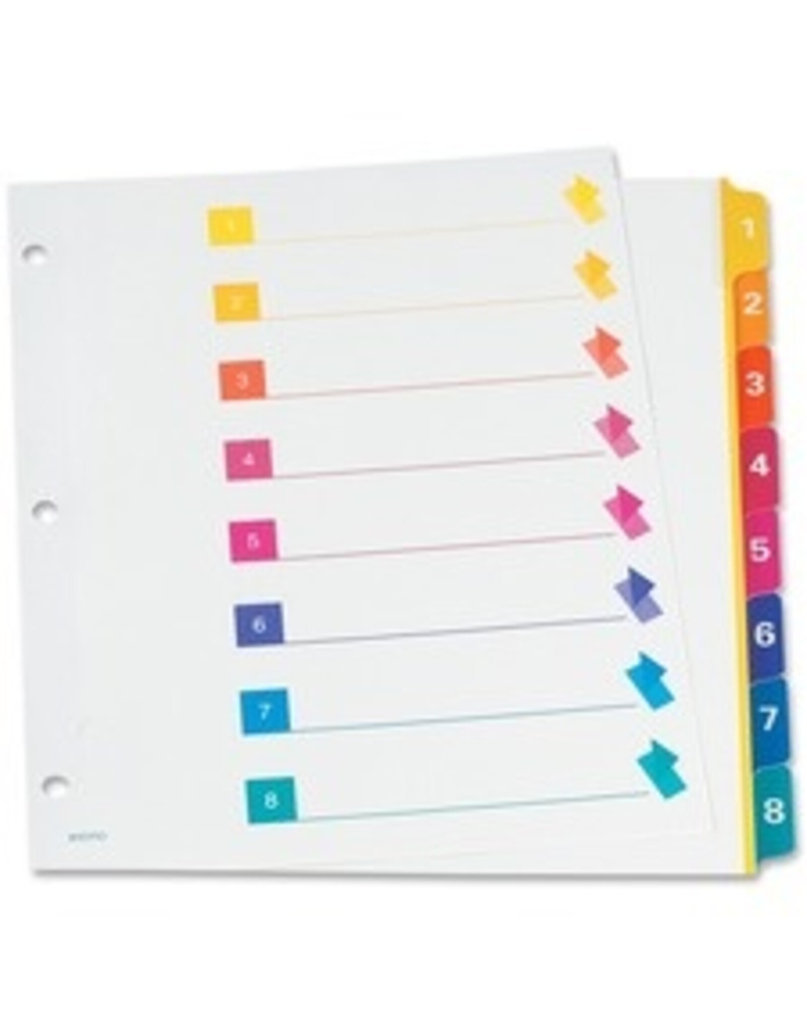 SUPER RAPIDX COLOR CODE*1-8TAB